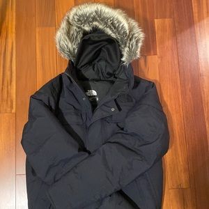 North Face black winter jacket
